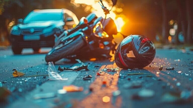 Lesiones por accidente de moto