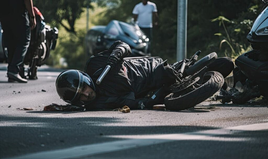 Accidente de moto