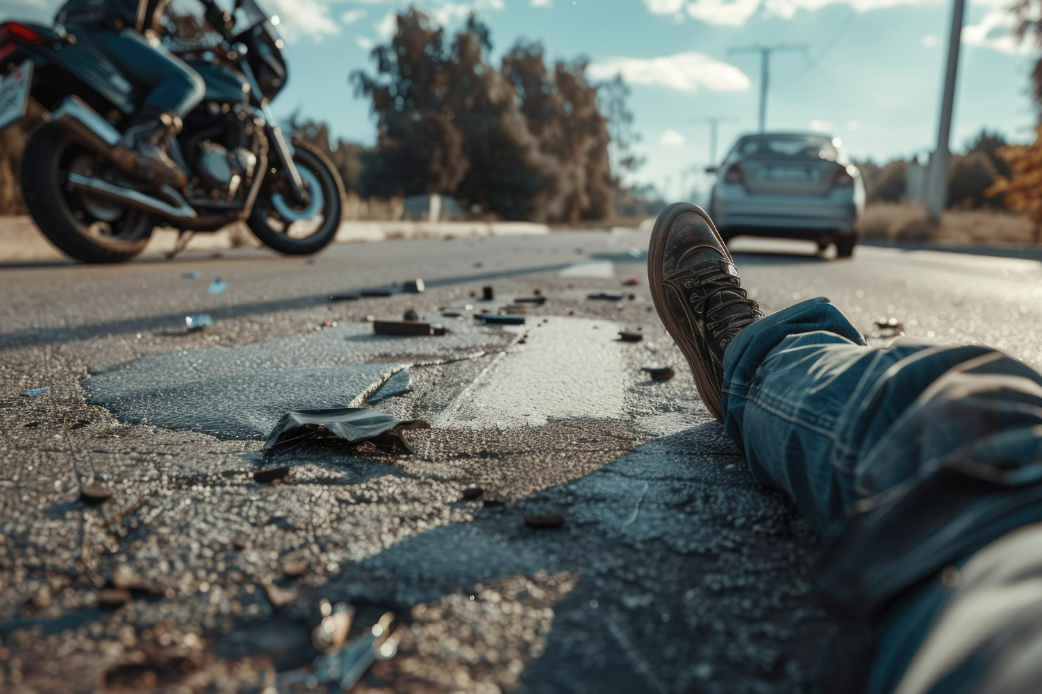 ley de accidentes de moto