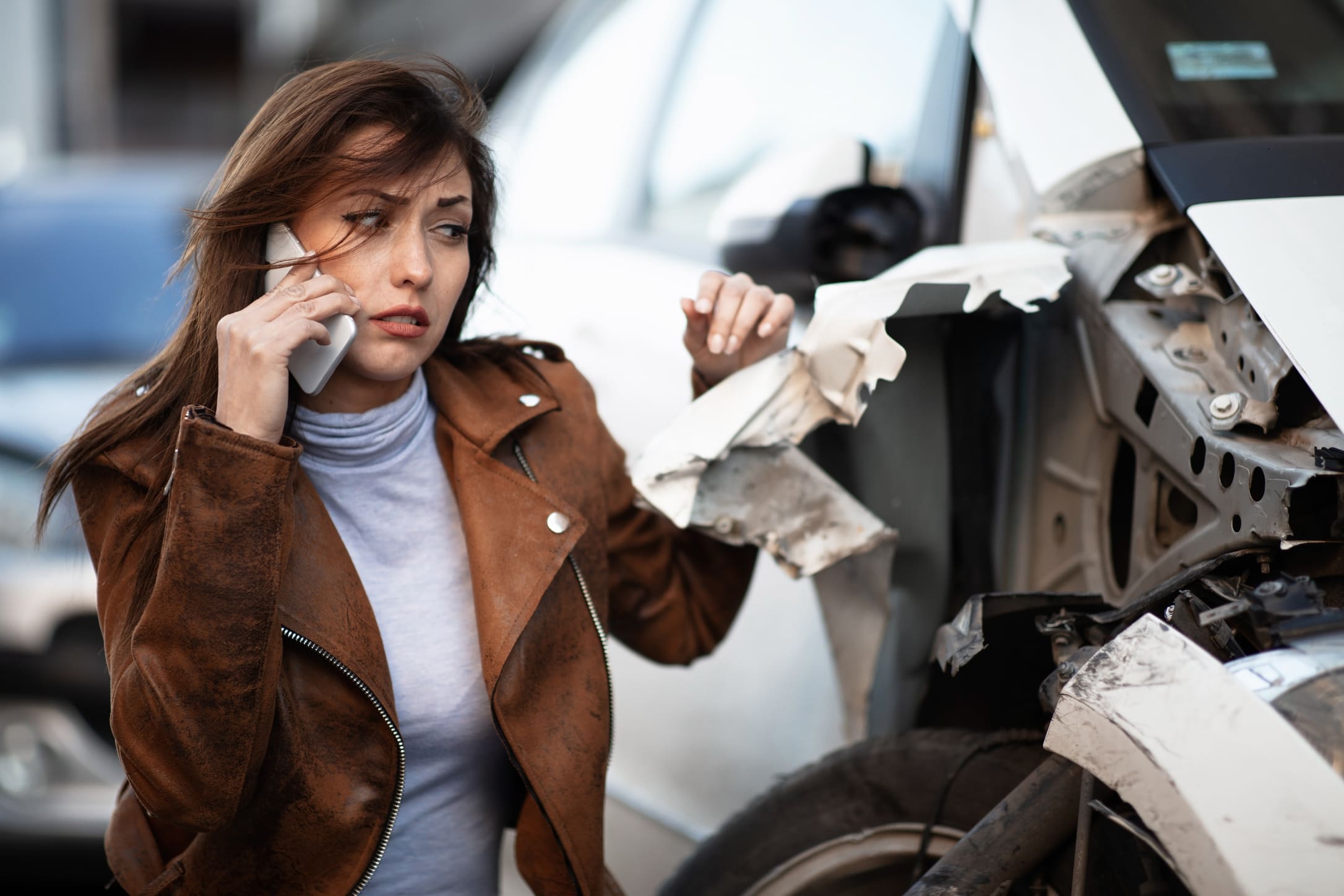 texas driver calling car accident attorney