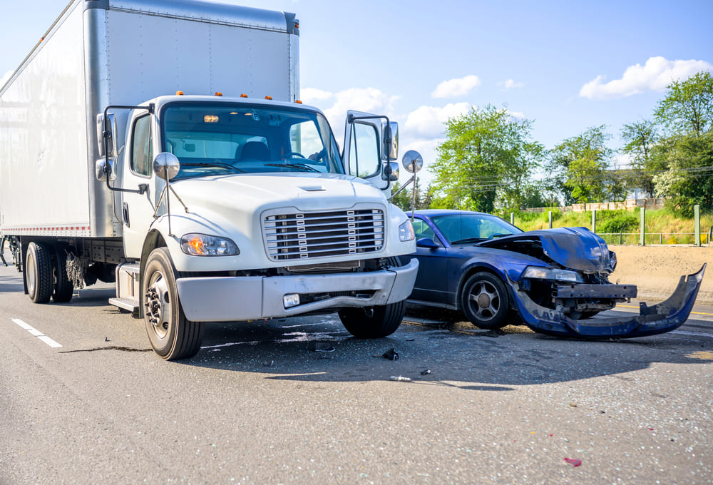 semitruck accident with car