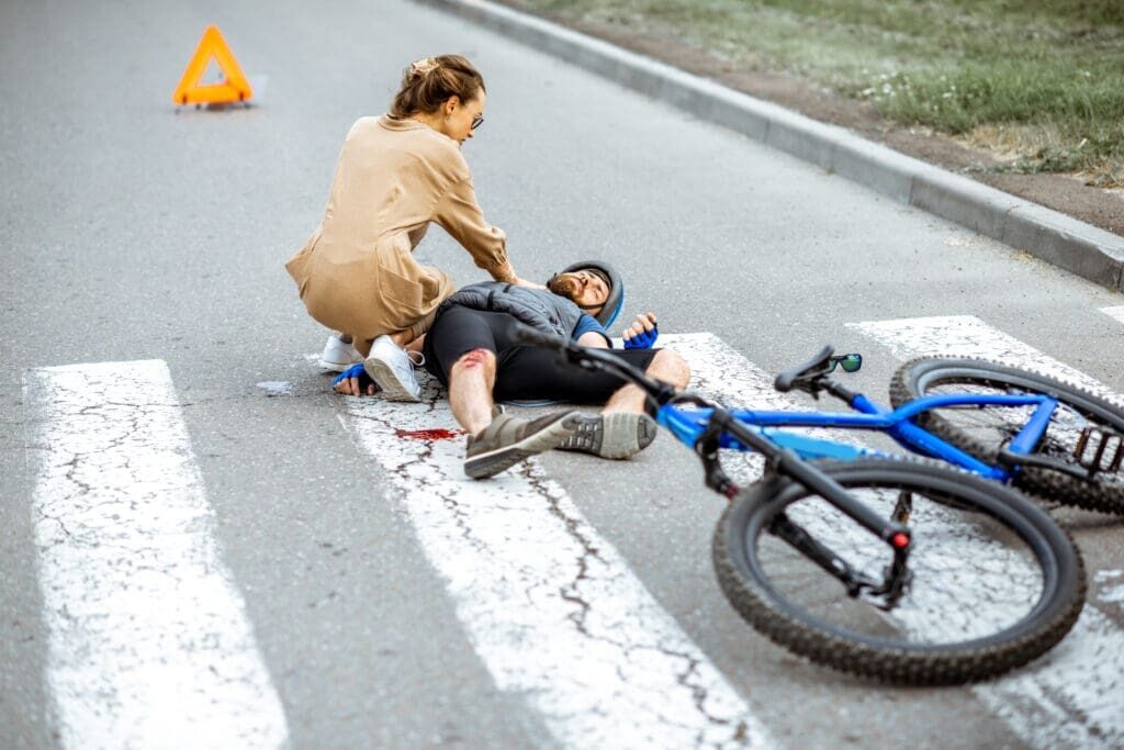 Accidente de bicicleta
