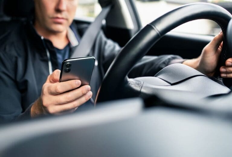 Accidentes por conducir distraído: leyes de Texas, responsabilidad civil y qué pueden hacer las víctimas